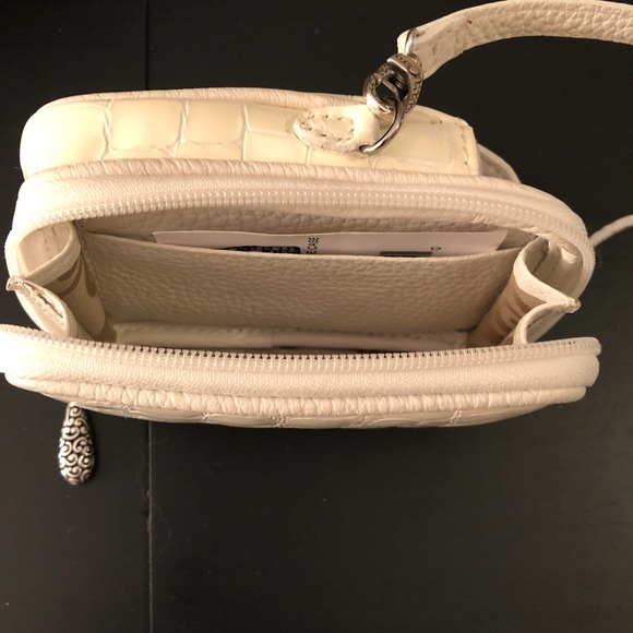 Brighton Wristlet Crocodile Embossed Leather - Picture 3 of 6